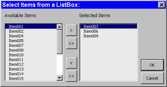 ListBox example